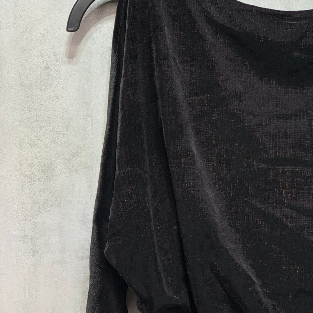 Lauren Ralph Lauren Black Split Dolman Sleeve Bodi - Picture 5 of 15